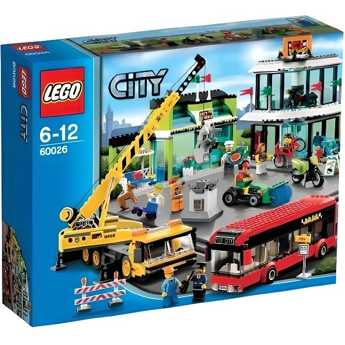 Jeu de construction - LEGO - 60026 - City Shopping Square - 6-12 ans - Garçon Reconditionné - Lego reconditionné disponible sur Cdiscount Seconde Vie