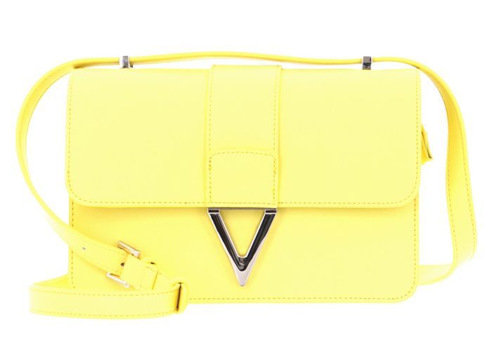 Sac Bandoulière VALENTINO Sunshine Re Camera Bag En Jaune Giallo - 100% Polyuréthane