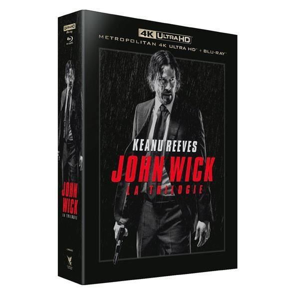 Metro Coffret John Wick La Trilogie Edition Simple Blu-ray 4K Ultra HD ...