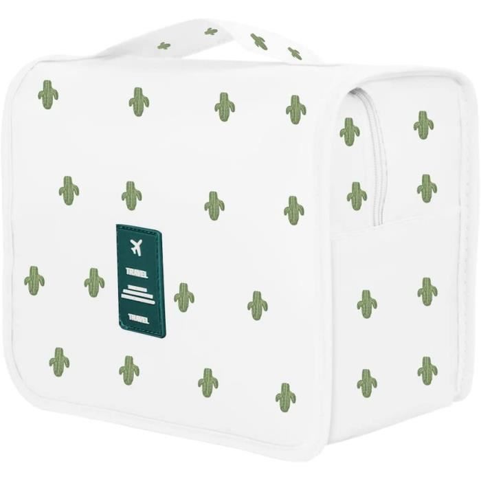 Trousse De Toilette Double Pour Homme KCB – Design Spacieux, Poches Multiples, 100% Végan, Noir