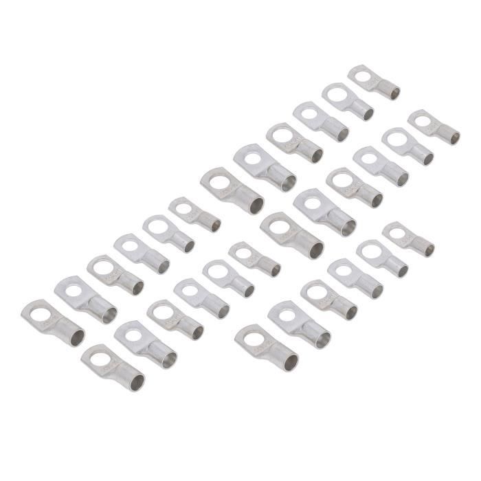 Assortiment De 150 Cosses De Câble En Laiton Avec œillets En Cuivre à