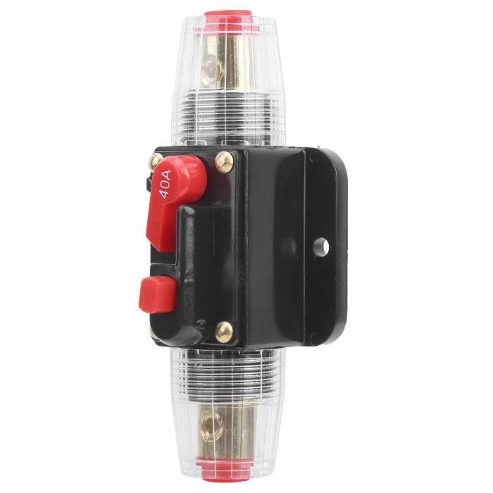 Lot De 10 Fusibles Bouton Reset 15A - Protection Surcharge Thermique, 2 Pôles, Pour Automobile