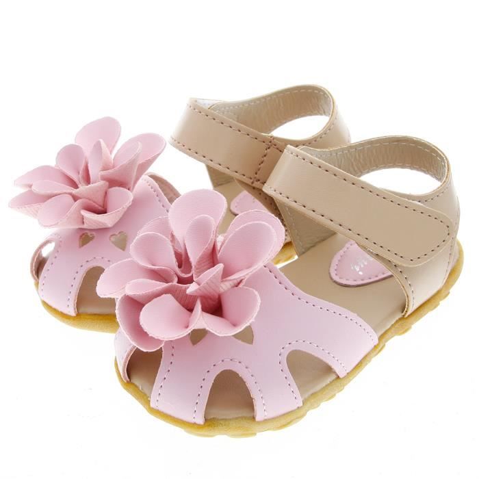 Sandales Pour Bebe Fille Chaussures Avec Fleur Ete 2 Ans Rose Cdiscount