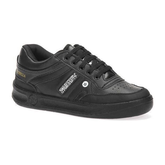 PAREDES Chaussures de Sport Homme - PAREDES - ESTRELLA - Cuir - Respirant - Noir