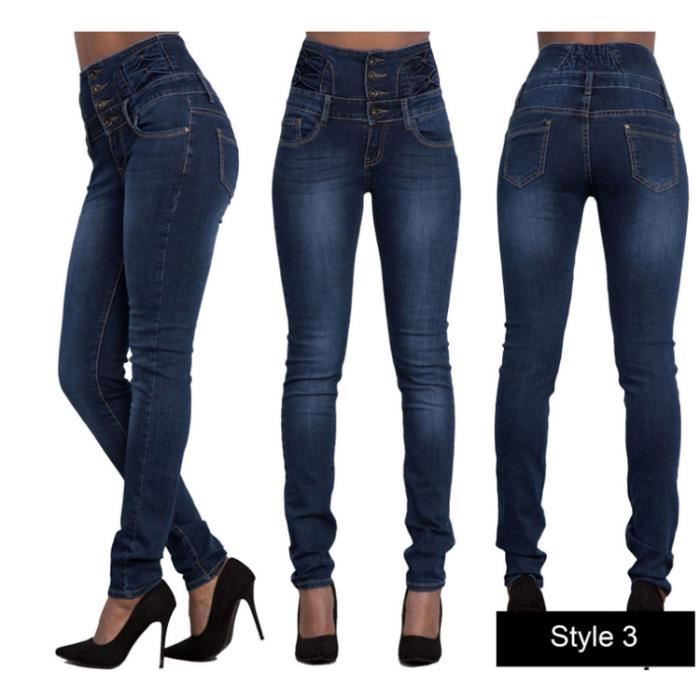 Jean Meltin'Pot Femme Taille 40 Bleu Clair, Coupe Flare, W30-L34