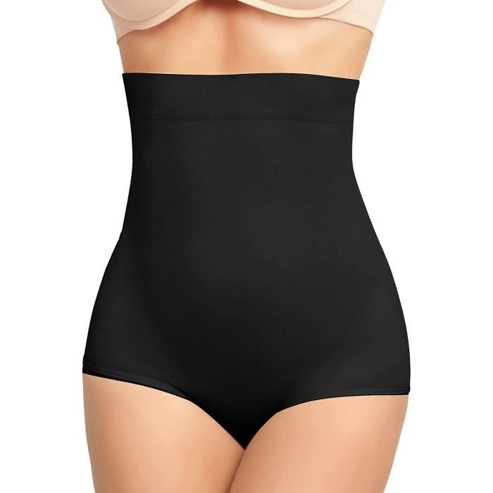 Culotte Gainante Femme Jully - Taille Haute - Amincissante Invisible - Légère Et Confortable - Pour Ventre Plat