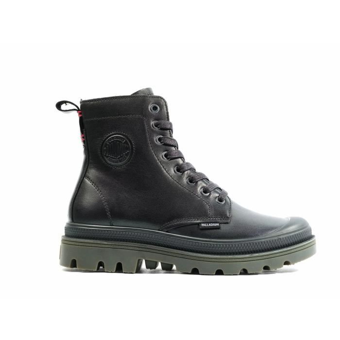 Bottines en cuir Palladium Pampa Atelier HI black 42 Black