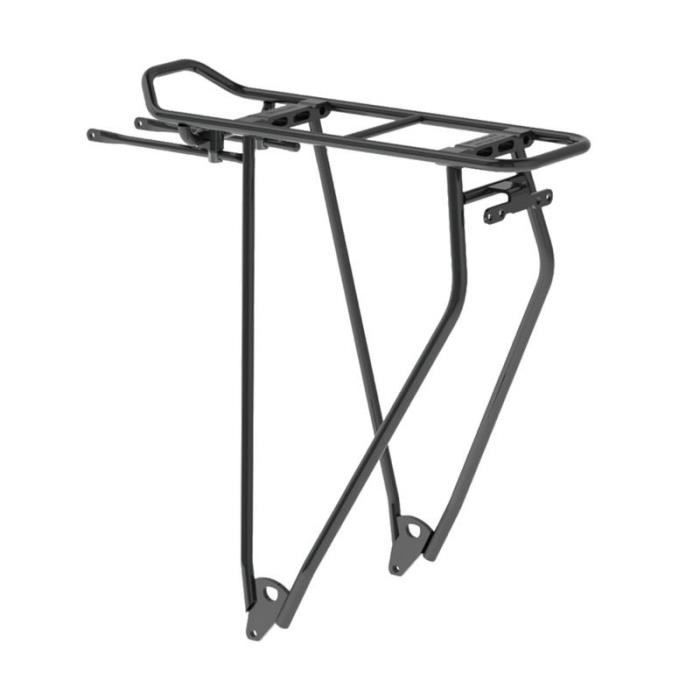 Porte bagage velo av plateforme a tringles avec rebords alu