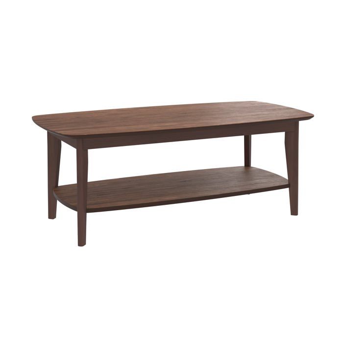 Table basse rectangulaire en bois foncé - Sadi - Maison Pavane Table basse rectangulaire en bois foncé - Sadi - Maison Pavane