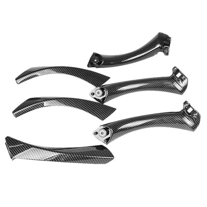 4 Garnitures Poignée Porte Intérieure BMW Série 3/4 (F30, F32, Etc.) - ABS+PC - Remplacement Facile - Pour Conduite à Gauche 2012-2018 - 10