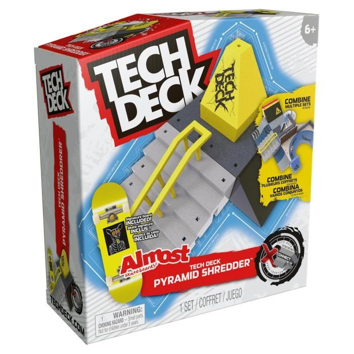 Tech Deck - Starter Set X-Connect Skate Park + 1 finger skate - À construire et personnaliser