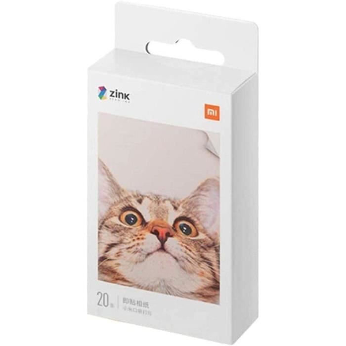 Xiaomi 20 feuilles de papier photo portable pour imprimante 3 pouces de haute qualité TEJ4019GL145