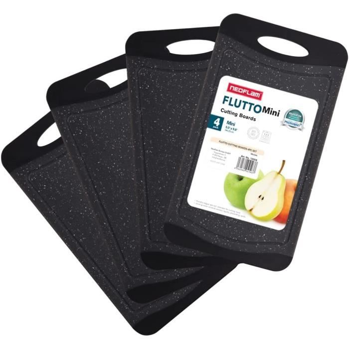 Planches à Découper Plastique Lot De 4, Planches à Découper