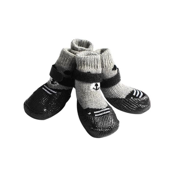 Chaussettes Chien étanche pour Intérieur Et Extérieur Chaussettes  Antidérapantes pour Chien, Protection Anti-Traction,WPS013,4 - Cdiscount