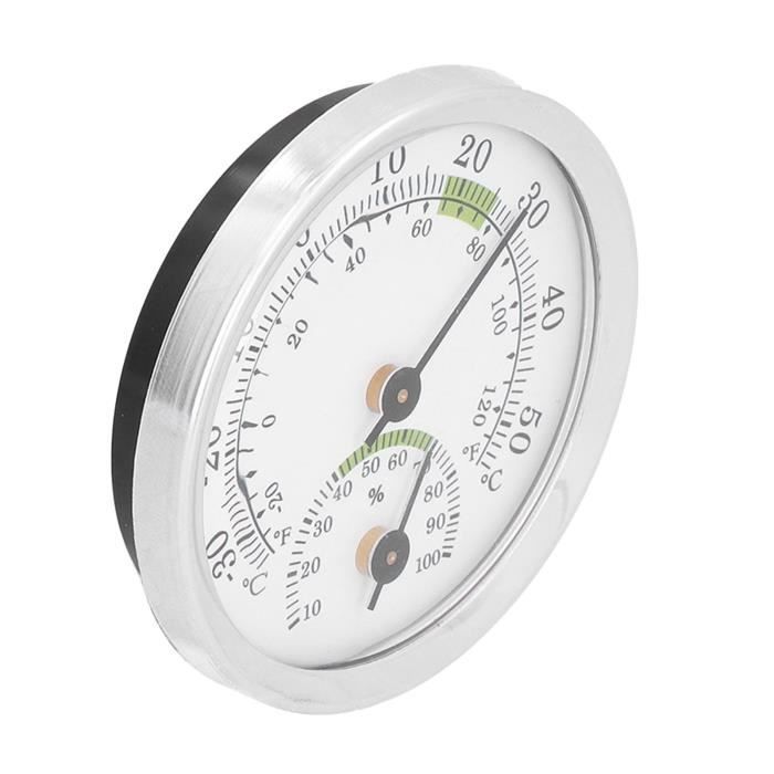 DEWIN Thermomètre Brassage Cadran Avec Clip Et Sonde Longue - Acier Inoxydable Pour Bière Vin Barbecue