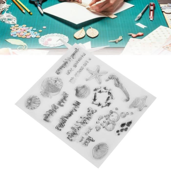 Tampon Silicone Transparent Bannière Française 6x15 Cm – Idéal Scrapbooking, Cartes Et Albums Photo