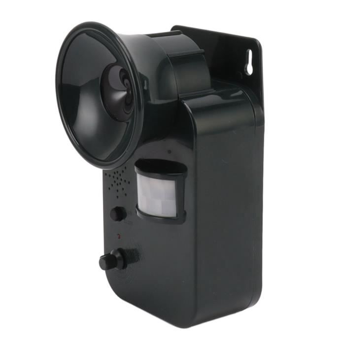 Répulseur Solaire Extérieur Anti-Animal - Ultrasons pour Chats, Renards, Lapins - Détecteur de Mouvement et Projecteur LED - Étanche IP66 | Leroy Merlin