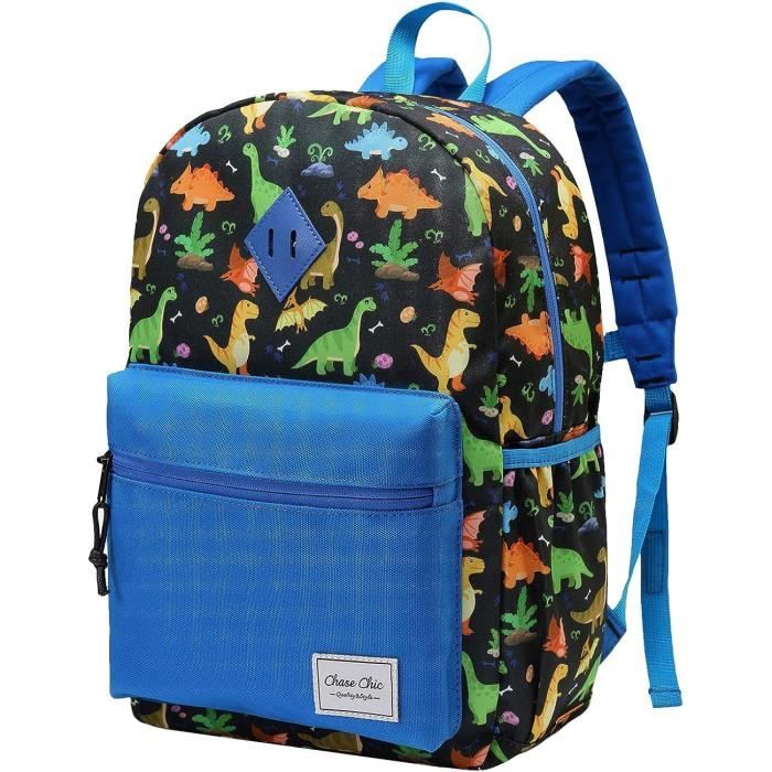 Sac à Dos Enfant Dinosaure - Léger, Imperméable, Pour école Maternelle Et Loisirs - 25x29x11 Cm, Bretelles Réglables - 2-6 Ans