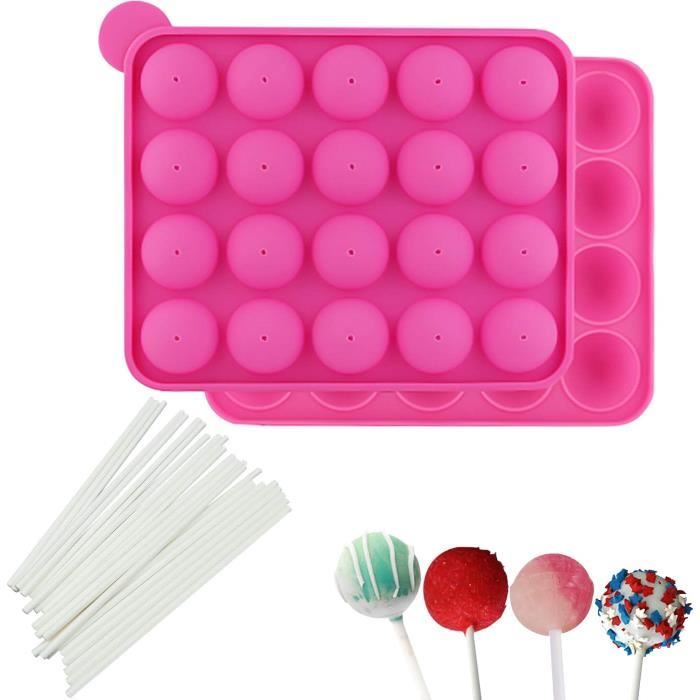 Stampo Silicone Per Cake Pop 20 Pezzi - Con Bastoncini Per Lecca Lecca, Cioccolatini E Dolci | Food Safe - Foto 6