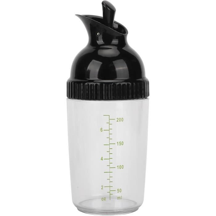 Shaker à vinaigrette noir 236 ml