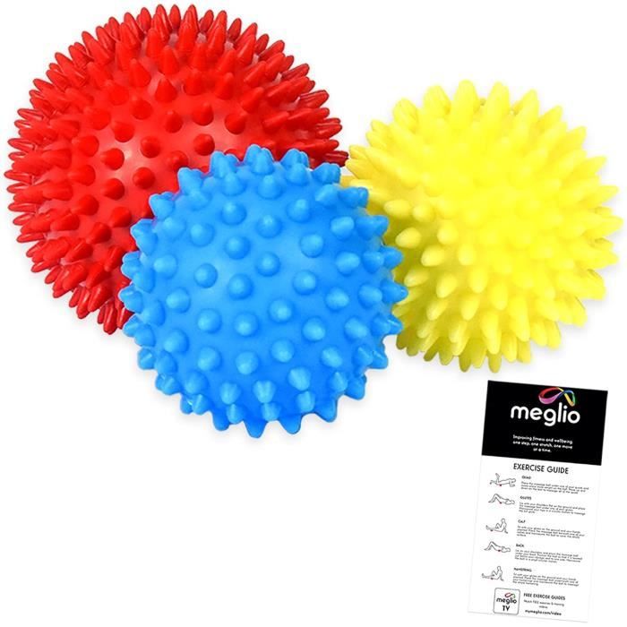 Rouleau De Massage Musculaire Core Balance - Picots Pour Massage Profond - 33cm