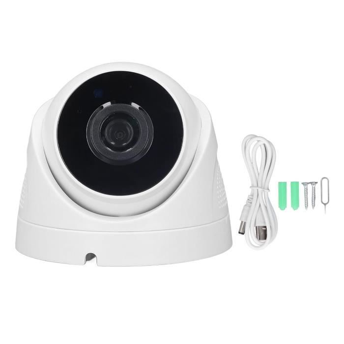 Caéra de vidéosurveillance à double lentille WiFi, oniteur à 360 degrés, télécoande de vision nocturne extérieure, caéra de photographie 4G