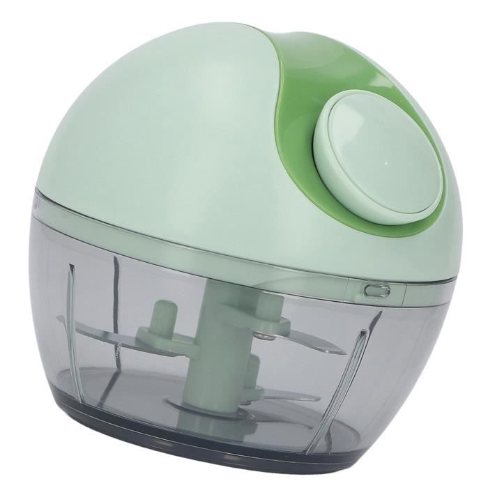 Hachoir - Hachoir d'ail Manuel - 3 Lames - 400ml - Idéal pour légumes et viande - Maison