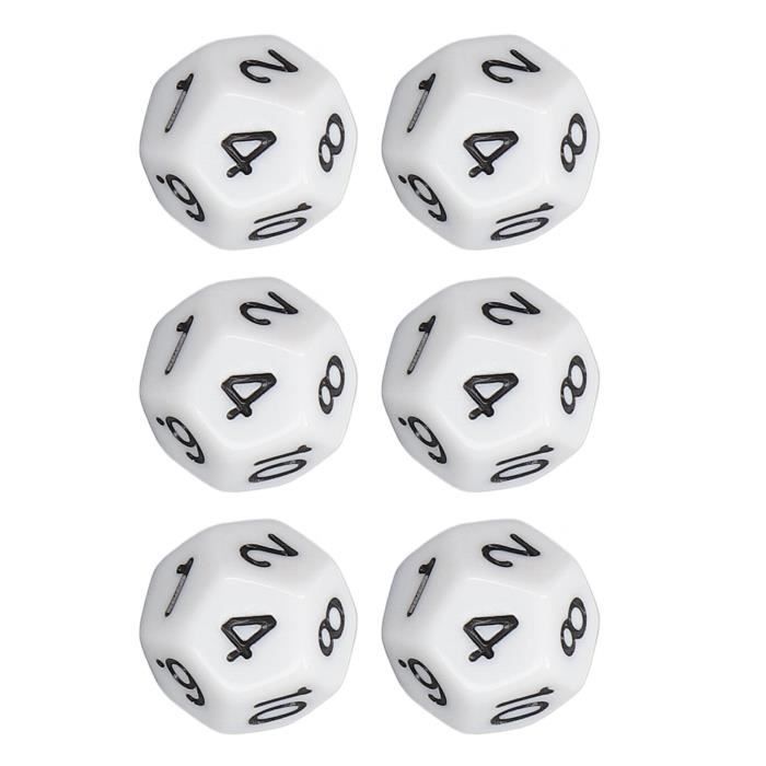 Lot de 40 Dés à jouer Jeux de Société Angles Arrondis - VGEBY - Jeu de ...