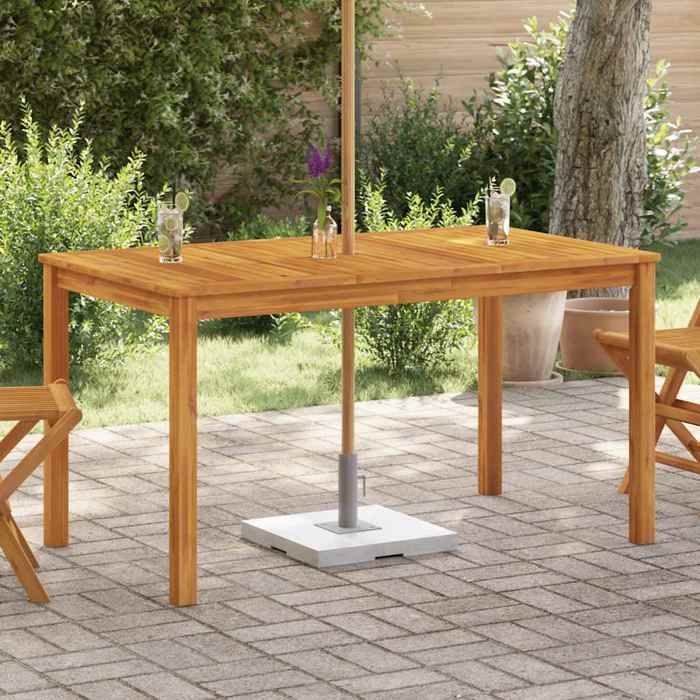 vidaXL Table de jardin Bois d'Acacia - vue 6