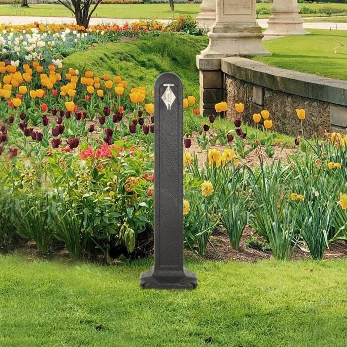 Réservoir de jardin - vidaXL - Anthracite - PEHD - 90 cm - Résistant aux intempéries