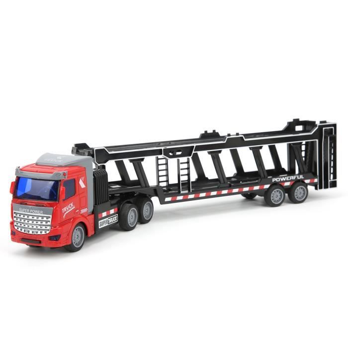 Top Race Camion à Benne Télécommandé 6 Canaux - Jouet Enfant 3-7 Ans Avec Lumières Et Sons Échelle 1:18 TR-122