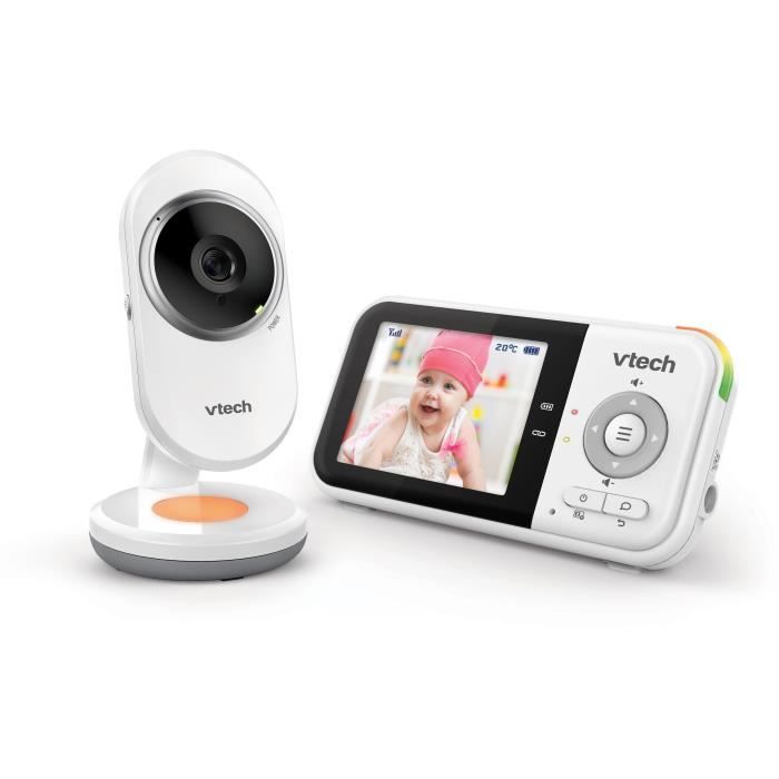 VTECH - Babyphone Vidéo Clear Plus (Écran 2.8) - BM3254