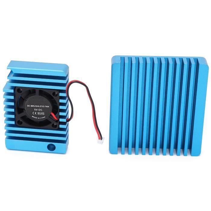 Moteur RC Double Ventilateur de Refroidissement Accessoires de Dissipateur de Chaleur en Aluminium Radiateur de Radiateur Remplacement en Aluminium Matériau Matériau de Douche (BLACK Moteur RC Double Ventilateur de Refroidissement Accessoires de Dissipateur de Chaleur en Aluminium Radiateur de Radiateur Remplacement en Aluminium Matériau Matériau de Douche (BLACK