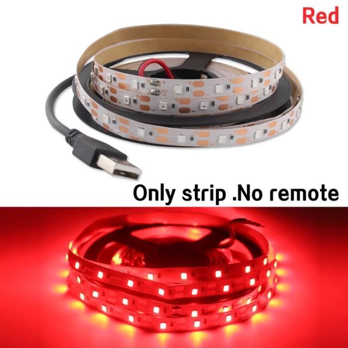 Bande LED RGB 2835 Contrôle WiFi Par Téléphone - Pour TV, Intérieur/extérieur - Multicolore