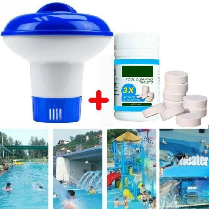 CD06055Distributeur de Chlore Flottant pour Piscine, Distributeur de