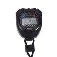 1 Pc minuterie numérique Sport compteur de poche professionnel LCD chronographe chronomètre pour le   MONTRE BRACELET-1