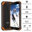 DOOGEE S40 Smartphone 4G Etanche Antichoc Antipoussière Débloqué 5.5 Pouces 4650mAh 32 Go Double sim GPS - Orange-1