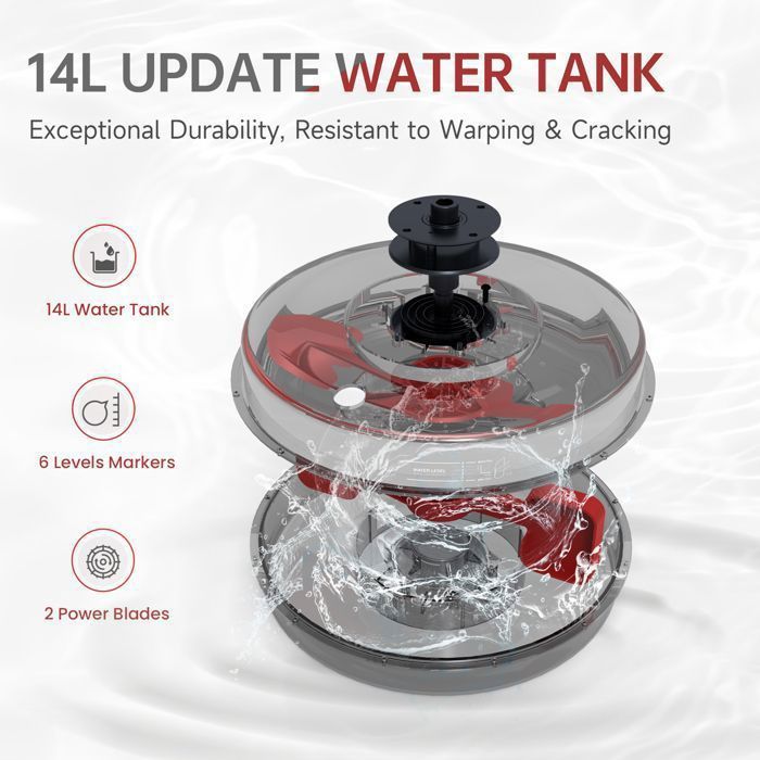 Rameur à Eau JOROTO MR26 - Incliné 50° Avec Bluetooth, App Kinomap Et Ecran LCD - Capacité 150kg