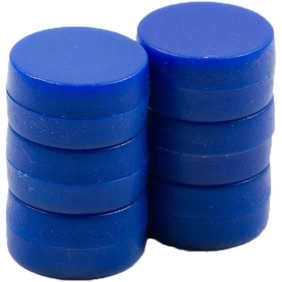 Lot De 10 Aimants Néodyme Puissants Revêtus Rouge - 12x6 Mm - Pour Tableau Magnétique, Frigo, Bureau