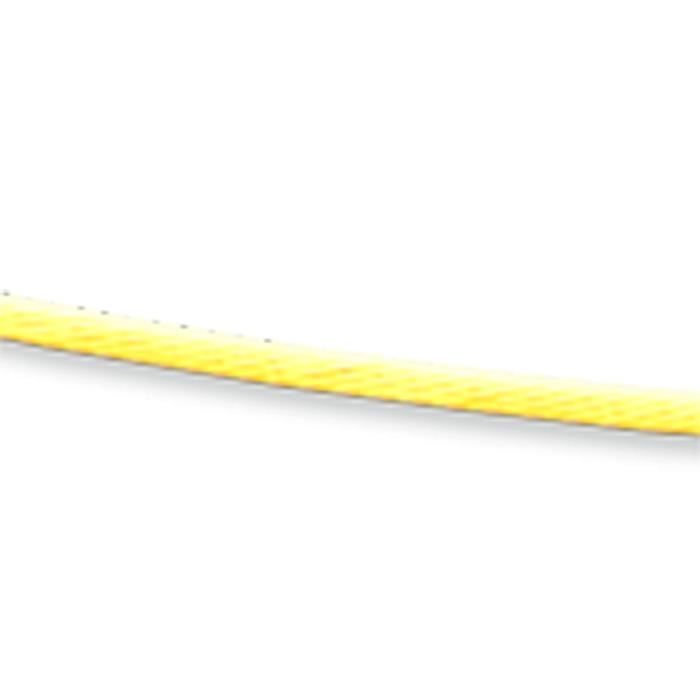 Chaîne Cable Or Blanc largeur 0,8 mm