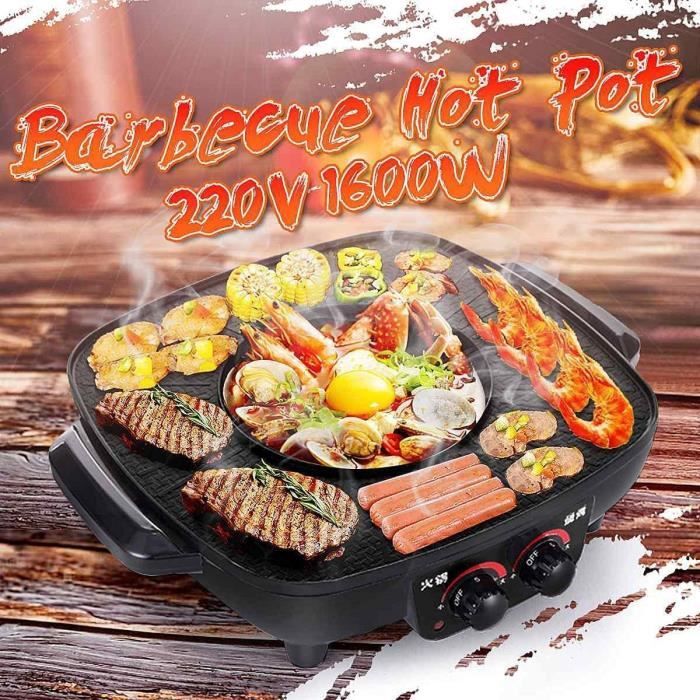 Barbecue Portable sans fumée Barbecue Japonais coréen Barbecue au Charbon de Bois Outil de