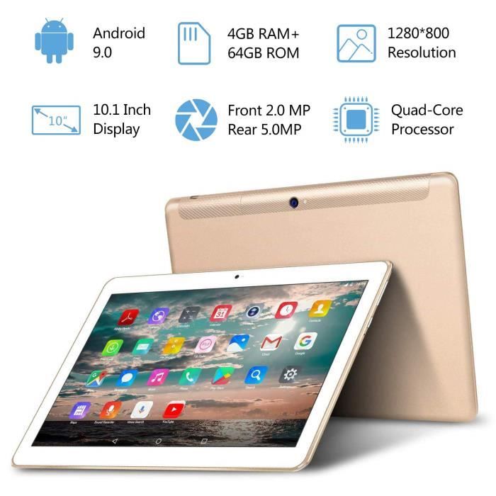 4G LTE Tablette Tactile 10 Pouces W109 Android1