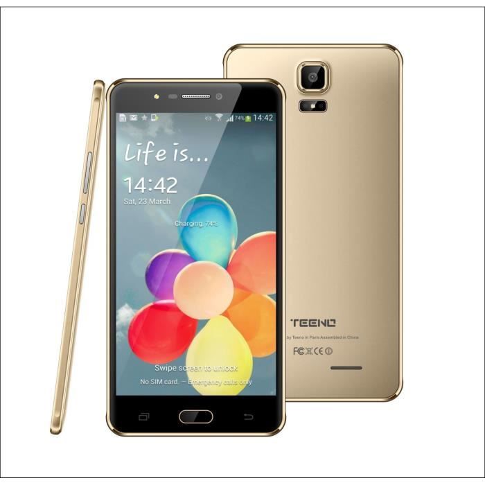 TEENO Smartphone 4G - 6.18 Plein HD - Débloqué - 3Go RAM + 32Go