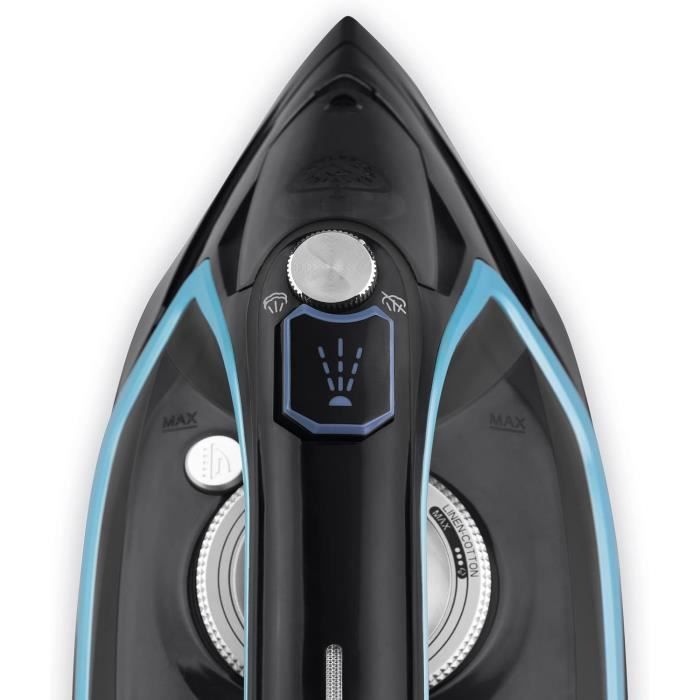 Hoover Fer à Repasser Vapeur IronFlow TIF2600/1 – 2600W – Vapeur Turbo 190 G/min – Semelle Céramique – Anti-calcaire
