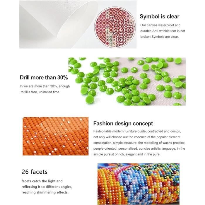 DCIDBEI 50x40CM Diamond Painting Strass Complet Carré Paysage Japonais,Montagne Canevas Kit Complet Adulte Enfant, Cristal Artisanat Décor D'Intérieur | Mont Fuji