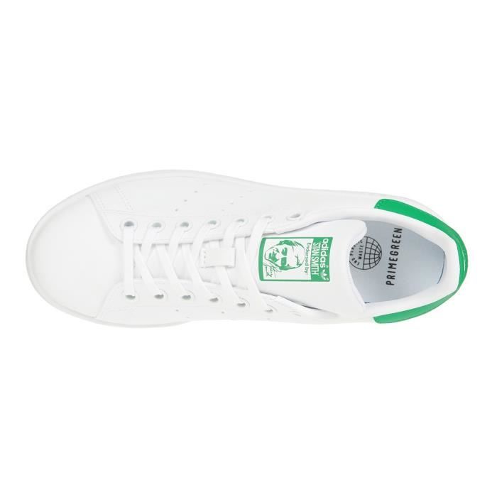 Baskets Stan Smith Blanc/Vert Bébé Mixte - ADIDAS ORIGINALS - Cuir -  Scratch Blanc/Vert - Cdiscount Chaussures