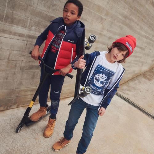 Timberland rouge top enfant