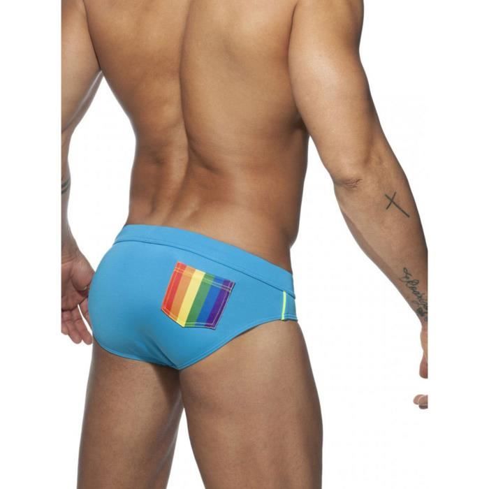IEFIEL Slip de Bain Homme Piscine Sechage Rapide Micro Slip de Maillot de Bain Mini Short de Bain Ete Triangle Plage M XXL Bleu ciel Cdiscount Pret a Porter