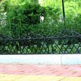 Cloture grillage,Clôture de jardin décorative,1 pièce,barrière extérieure antirouille,bordure de paysage,Patio,parterre de fleurs-2