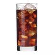Krosno Grand Verre à Eau Rhum Cocktail Coca Cola Mojito Jus - Highball - Lot de 6 Gobelets - 300 ml - Collection Balance-2